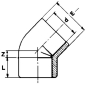 Preview: Winkel 45°