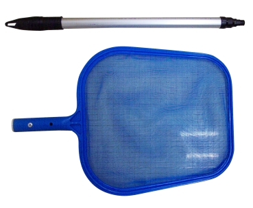 Handkescher mit Stange 3x50 cm, blau