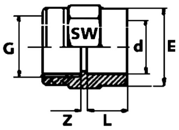 Preview: Übergangsmuffe IG