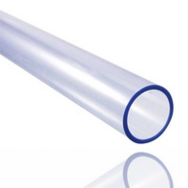 PVC-Rohr transparent PN 10 (Stangenlänge 5 mtr.)