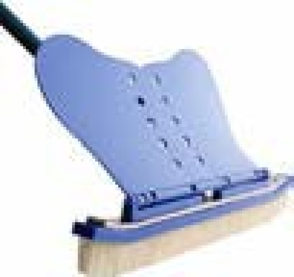 Wall-Whale-Burste-Nylonborsten blau mit Flügel, 48 cm breit